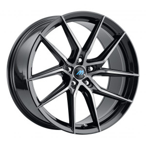 Mach ME.6 Wheels Rims 20x10 Blank Custom Drilled Gloss Carbon Black w/ Undercut 42mm | ME6-2010Z42FGCBL