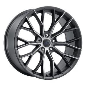 Mach MF.10 Wheels Rims 19x9.5 Blank Custom Drilled Gloss Black w/ Machined Face And Undercut 25mm | MF10-1995Z25FGBMF