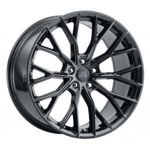 Mach MF.10 Wheels Rims 20x10 Blank Custom Drilled Gloss Black w/ Undercut 25mm | MF10-2010Z25FGLBL