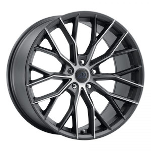Mach MF.10 Wheels Rims 20x8.5 Blank Custom Drilled Gloss Black w/ Machined Face And Undercut 35mm | MF10-2085Z35FGBMF