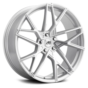 Mach MF.7 Wheels Rims 20x10.5 Blank Custom Drilled Arctic Silver w/ Machined Face 15mm | MF7-2015Z15FASMF