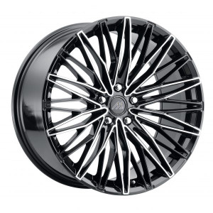 Mach MF.9 Wheels Rims 20x10 Blank Custom Drilled Gloss Black w/ Machined Face And Undercut 20mm | MF9-2010Z20FGBMF