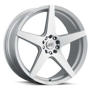 Mach MP.52 Wheels Rims 17x7.5 4x100 4x114.3 Arctic Silver w/ Machined Face 35mm | MP52-1775B35FASMF