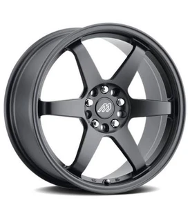 Mach MP.60 Wheels Rims 18x8 5x114.3 5x120 Satin Black 35mm | MP60-1880L35FSTBL