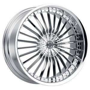 2Crave No.26 Wheels Rims 17x7.5 4x100 4x114.3 Chrome 40mm | N26-1775B40FC