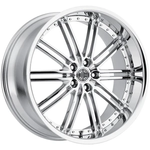 2Crave No.33 Wheels Rims 20x8.5 5x115 Chrome 10mm | N33-2085HH10JC