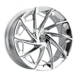 2Crave No.36 Wheels Rims 20x8.5 5x112 5x114.3 Chrome 35mm | N36-2085I35JC