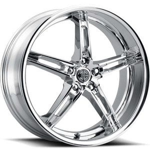 2Crave No.38 Wheels Rims 22x9 5x120 Chrome 32mm | N38-2290KK32JC