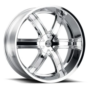 2Crave No.44 Wheels Rims 22x9.5 5x115 5x120 Chrome 15mm | N44-2295Q15MC