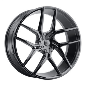 2Crave No.51 Wheels Rims 20x8.5 5x112 5x114.3 Gloss Black 35mm | N51-2085I35JGB