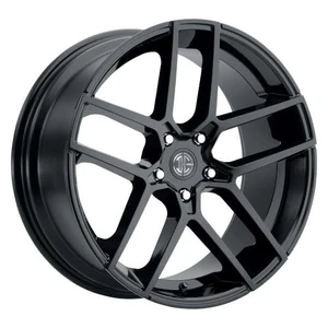 2Crave No.54 Wheels Rims 22x10.5 Blank Custom Drilled Gloss Black 38mm | N54-2215Z38JGB