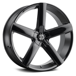 2Crave No.55 Wheels Rims 20x8.5 Blank Custom Drilled Gloss Black 10mm | N55-2085Z10JGB