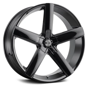 2Crave No.55 Wheels Rims 20x8.5 Blank Custom Drilled Gloss Black 35mm | N55-2085Z35JGB