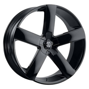 2Crave No.65 Wheels Rims 22x9.5 5x115 5x120 Gloss Black 15mm | N65-2295Q15MGB