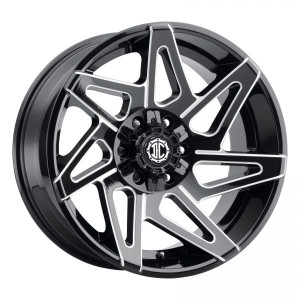 Xtreme NX-14 Wheels Rims 20x10 Blank Custom Drilled Midnight Black Milled -25mm | NX14-2010ZS-25PBX