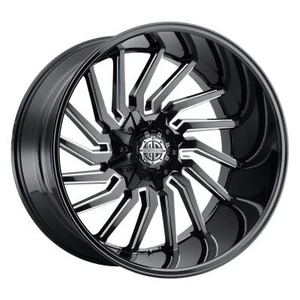 Xtreme NX-26 Wheels Rims 20x10 Blank Custom Drilled Midnight Black Milled -25mm | NX26-2010ZL-25XBX