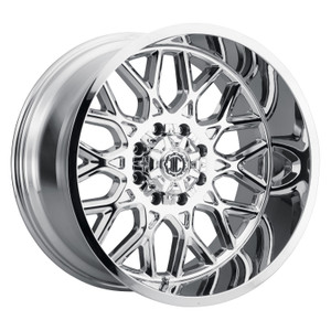 Xtreme NX-30 Wheels Rims 22x12 8x180 Chrome -44mm | NX30-2212WW-44XC