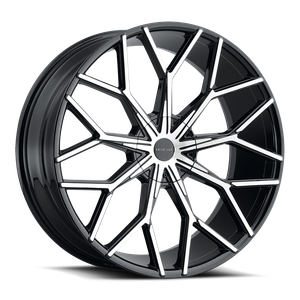 Prive Lux PL.19 Wheels Rims 26x10 Blank Custom Drilled Gloss Black w/ Machined Face 15mm | PL19-2610Z15MB