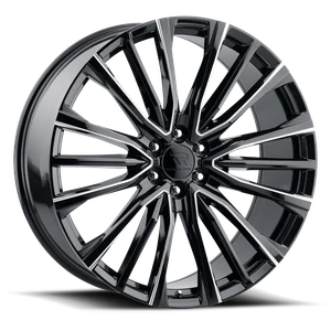Replica Tech RT-23 Wheels Rims 22x9 6x139.7 Gloss Black Milled 28mm | RT23-2290XX28LBX