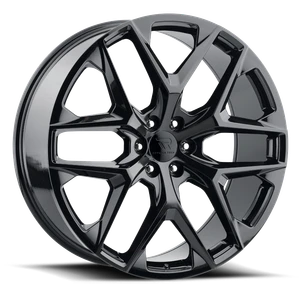 Replica Tech RT-28 Wheels Rims 22x9 6x135 Gloss Black 28mm | RT28-2290UU28PGB