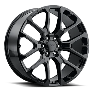 Replica Tech RT-47 Wheels Rims 22x9 6x139.7 Gloss Black 28mm | RT47-2290XX28LGB