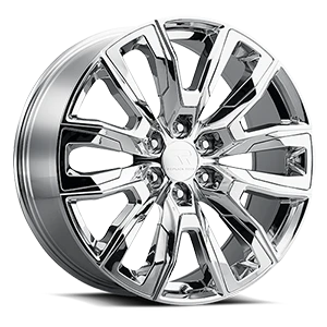 Replica Tech RT-49 Wheels Rims 26x10 6x139.7 Chrome With Chrome Inserts 31mm | RT49-2610XX31LCH-CI