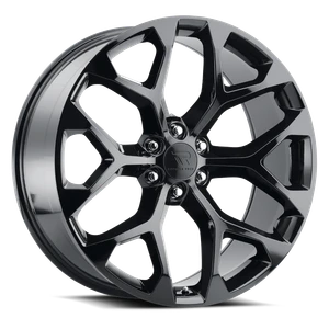 Replica Tech RT-8 Wheels Rims 22x9 6x139.7 Gloss Black 24mm | RT8-2290XX24LGB