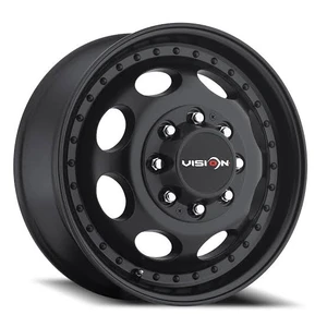 Vision Dually Hauler 181 Wheels Rims 19.5x6.75 8x170 Black 102mm | EC 181H9670BF