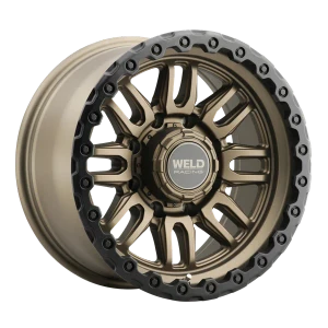 Weld Off-Road Swift Wheels Rims 17x9 8x165.1 Satin Bronze w/ Satin Black Ring -12mm | W18079082450