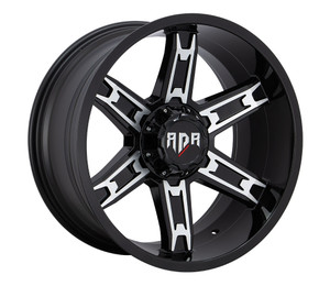Red Dirt Road RD29-M Wheels Rims 20x10 6x135 6x139.7 Gloss Black w/ Machined Outline -18mm | WRDW029S32O39P077F031C28