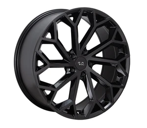 U2 U2-65-M Wheels Rims 17x7.5 5x114.3 Gloss Black 38mm | WU2W065S11O23P010F001C13