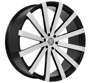 Velocity VW12-M Wheels Rims 26x10 6x139.7 Gloss Black Machined 25mm | WVWW012S51O16P024F512C16