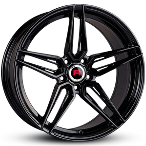 Rennen FT38 Wheels Rims 20x9 Blank Custom Drilled Gloss Black 15mm | F3820900ZZ15CB0B0S
