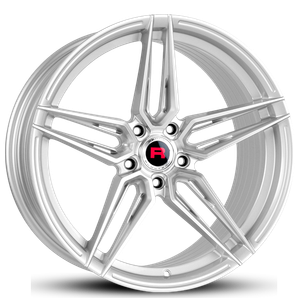 Rennen FT38 Wheels Rims 20x9 Blank Custom Drilled Silver Brushed 15mm | F3820900ZZ15CSXSXS