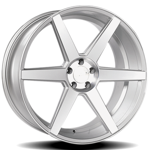 Rennen CRL-60 Wheels Rims 22x10.5 Blank Custom Drilled Matte Silver Machined 18mm | R6022105ZZ18BVMV00