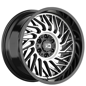 Luxxx HD LHD46 Wheels Rims 20x10 8x165.1 Gloss Black Machined -18mm | LHD4620108165-18K-A2