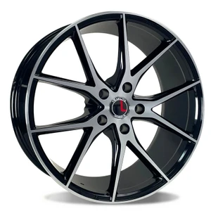 Traklite Aero Wheels Rims 18x8 5x114.3 Gloss Black Machined 35mm | TLAER701