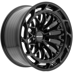 Wicked Offroad W831 Wheels Rims 20x10 6x139.7 Gloss Black -24mm | W831200655-24AG