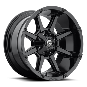 Fuel D575 Coupler Wheel 17x9 5x114.3 & 5x127 Gloss Black -12mm - FREE T-SHIRT INCLUDED! | D57517902645