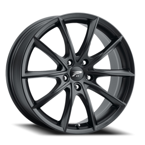 Platinum 435Sb Flux Wheel 20x8.5 5x114.3 Satin Black 40mm | 435-2866SB+40