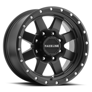 Raceline 935B Defender Wheels Rims 20x9 5x127 Satin Black 18mm | 935B-29050+18