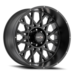 Vision Rocker 412 Wheel 18x9 8x170 Satin Black -12mm | 412-8970SB-12
