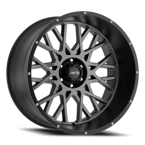 Vision Rocker 412 Wheel 22x12 5x127 Anthracite With Satin Black Lip -51mm | 412-22273ABL-51