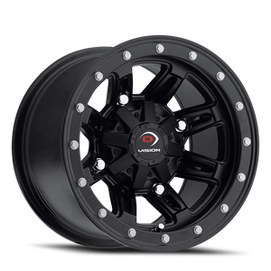 Vision Five Fifty 550 Atv Utv Wheel 14x7 4x110 Matte Black 3mm | 550-147110MB4