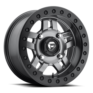 Fuel D918 Anza Beadlock Atv Utv Wheel 15x7 4x137 Matte Gunmetal 13mm | D9181570A643