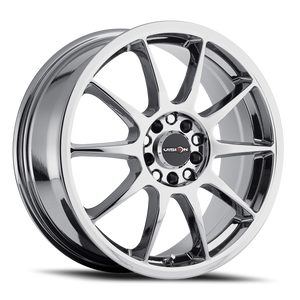 Vision Bane 425 Wheel 17x7 5x100 & 5x114.3 Chrome 38mm | 425-7718C38