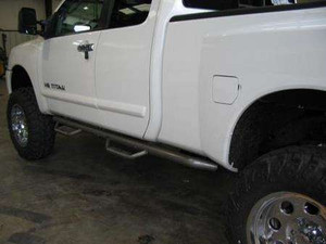 Smittybilt | N0482CC-SS | N-Fab Nerf Step Stainless Steel 4 Step | Nissan Titan ~
