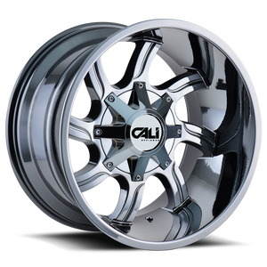 DOORBUSTER PRICING! - Cali Off-Road Twisted Wheel 20x12 6x135 & 6x139.7 Chrome -44mm | 9102-2237C