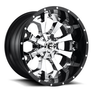 Fuel D246 Assault Wheel 22x10 8x170 Chrome With Gloss Black Lip -13mm | D24622001750