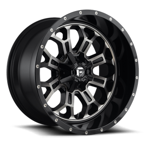 Fuel D561 Crush Wheel 20x10 8x170 Gloss Black Machined Face With Double Dark Tint -18mm - FREE T-SHIRT INCLUDED! | D56120001747